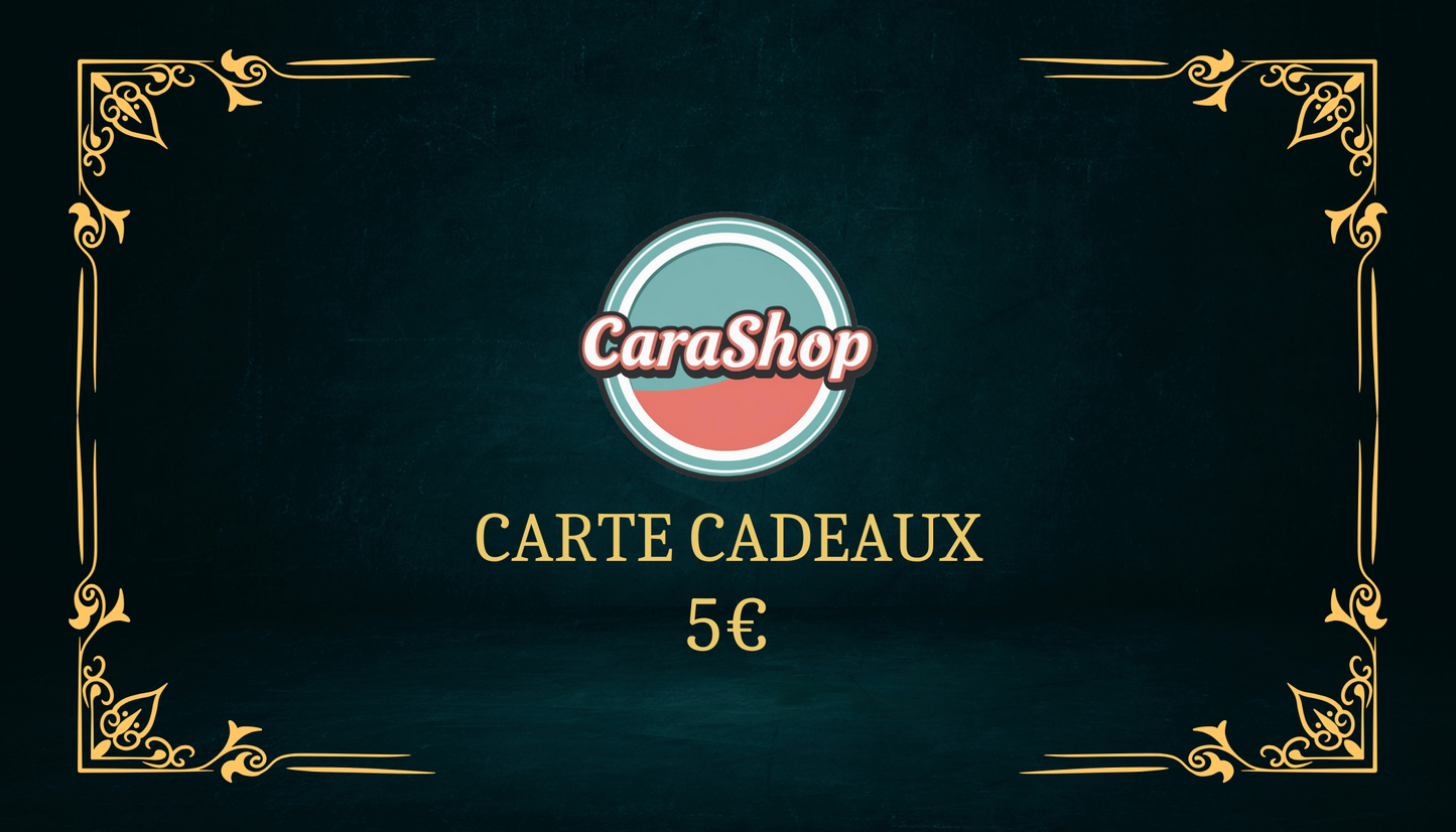 Carte Cadeaux 5€