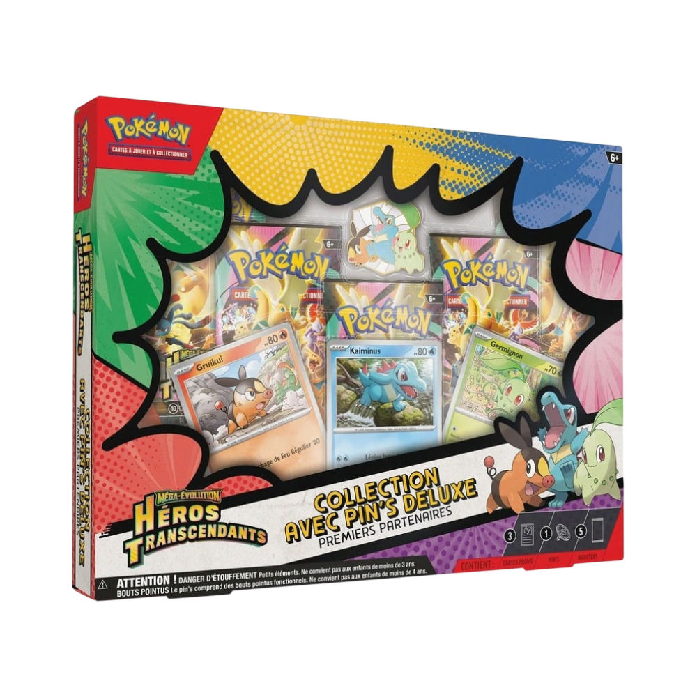 Coffret Pokémon - Deluxe Pin Collection - Héros Transcendants - ME02.5 - Français [Scellé]