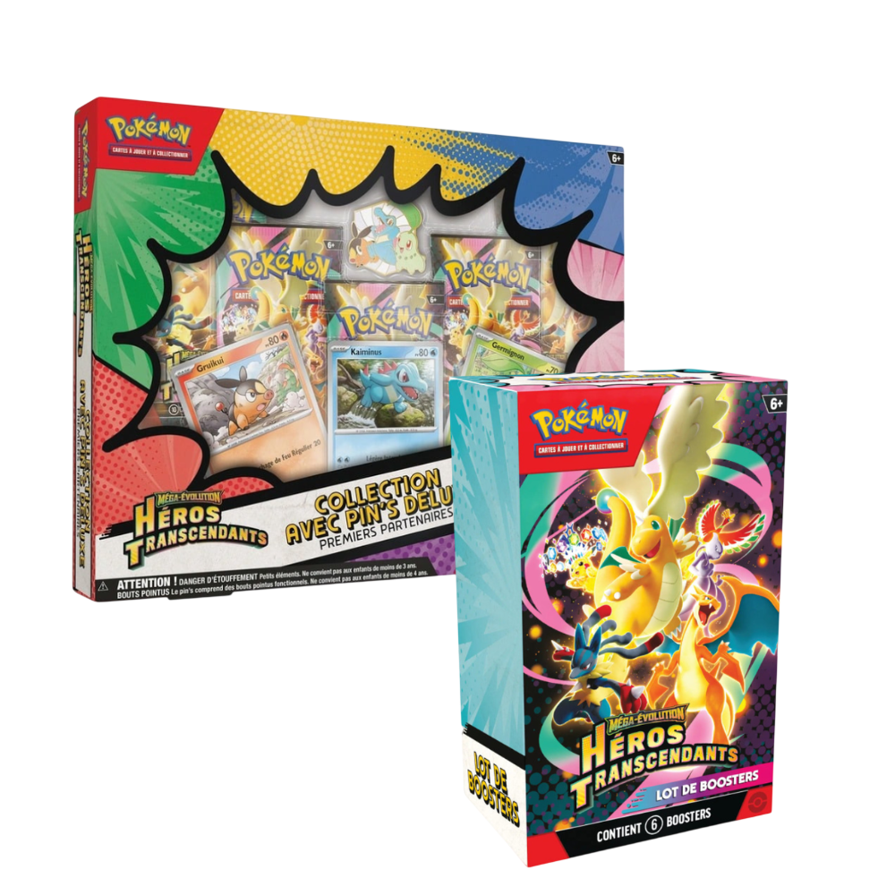 Duo Pack - Deluxe Pin Collection + Bundle - Héros Transcendants - ME02.5 - Français [Scellé]