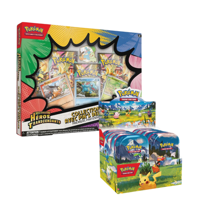 Duo Pack - Mini Tin + Coffret Deluxe Pin Collection - Héros Transcendants - ME02.5 - Français [Scellé]